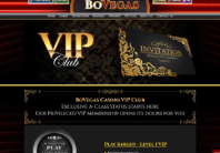 High roller bonuses available at the BoVegas VIP Program
