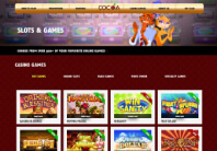 What are the Cocoa casino games available