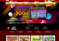 Cocoa Casino site homepage