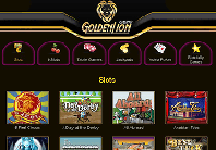 Pick your favourite casino games at Golden Lion