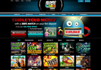 SlotoCash Casino site homepage screenshot